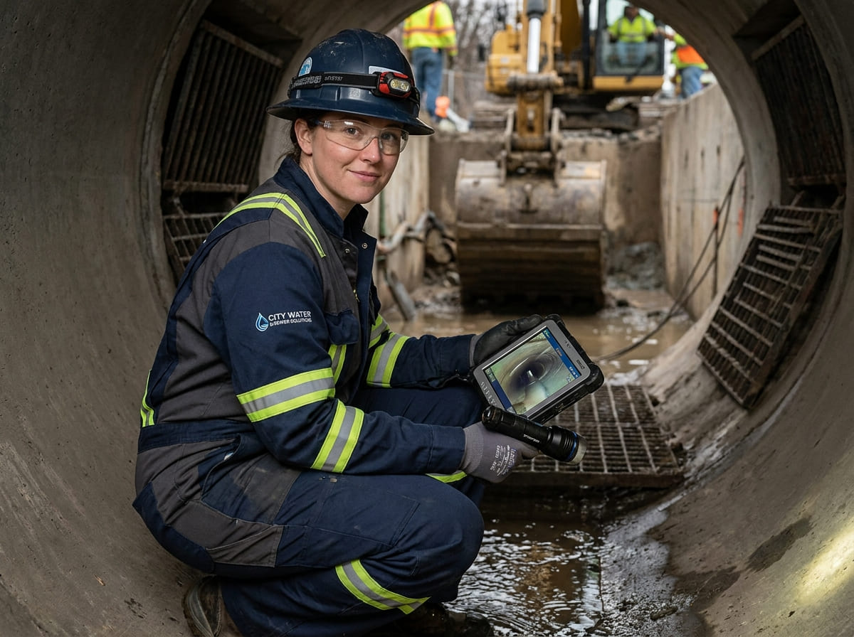 Sewer Line Inspection & Replacement in Alleyton